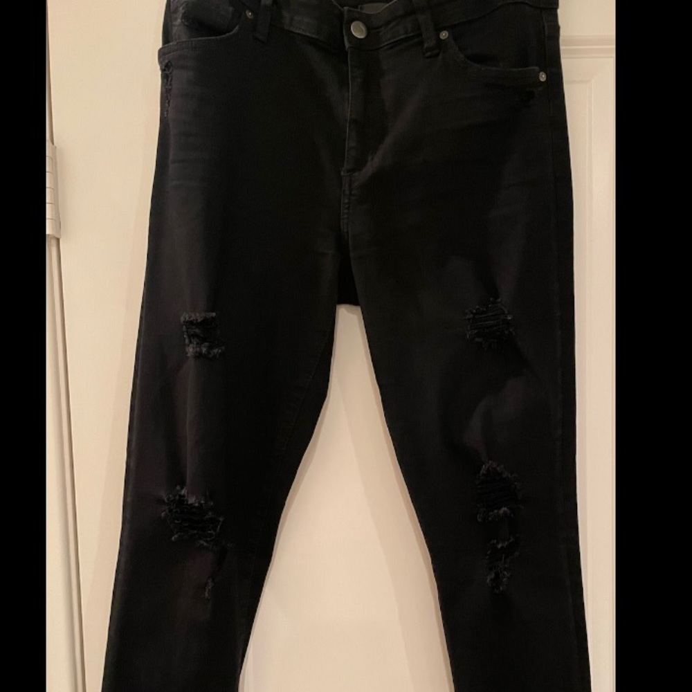 Joe’s distressed skinny jeans